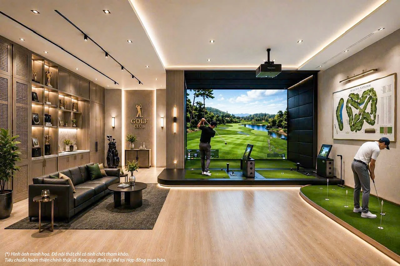 Golf Club trong nhà tại The Sunrise Bay