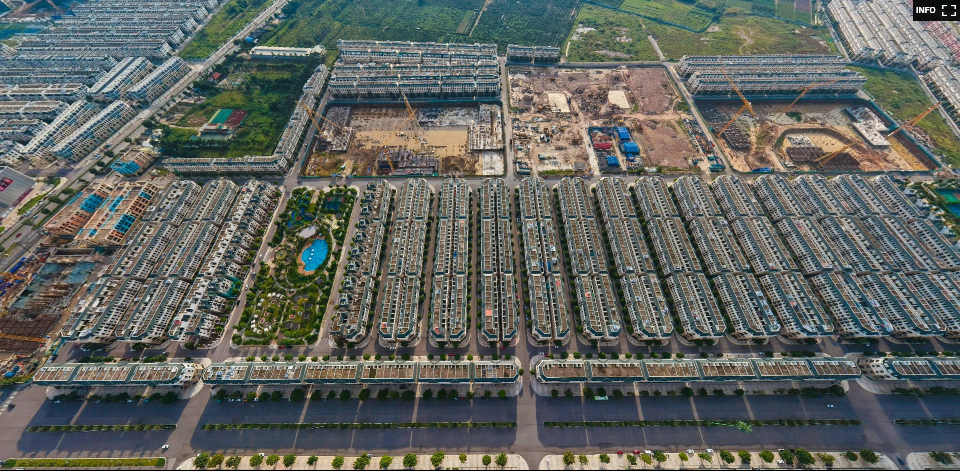 Hình ảnh đang thi công dự án Masteri Era Land Mark nhìn từ trên cao - năm 2026
